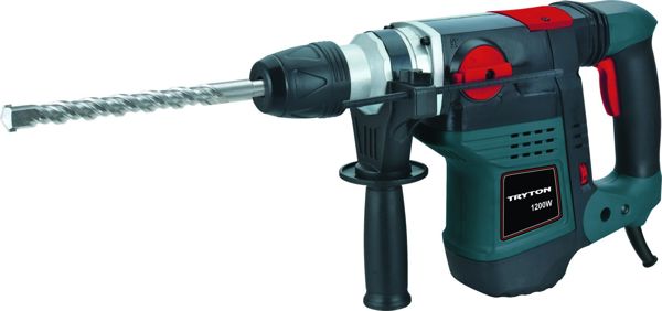 Περιστροφικό Πιστολέτο Tryton TMM1200X, 1200W, SDS-Max με Αντικραδασμικό Σύστημα και Συμπλέκτη Υπερφόρτωσης