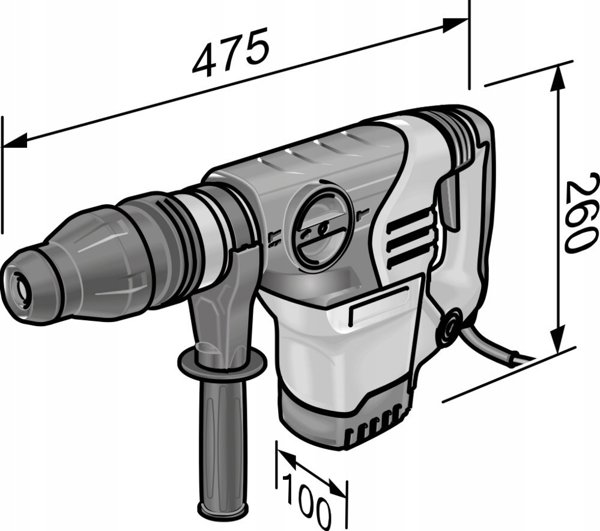 Περιστροφικό Σφυρί Sourcing Perforator FLEX CHE 5-40