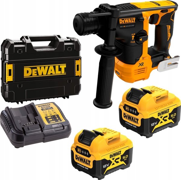 Περιστροφικό Σφυρί DeWalt DEWALT ΠΕΡΙΣΤΡΟΦΙΚΟ ΣΦΥΡΙ 12V 1,1J ΔΙΑΤΡΗΣΗ 2x5,0Ah DCH072P2
