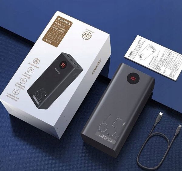 ML Powerbank Romoss PEA40 Pro 40000mAh, 65W (czarny)