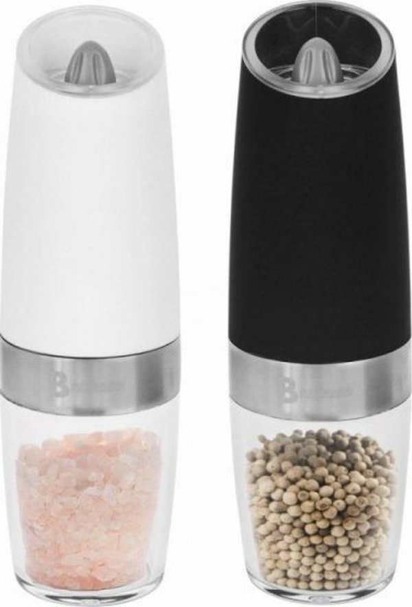 Brunbeste Σετ 2 Ηλεκτρικών Μύλων Μπαχαρικών BB-2802 - Αλάτι & Πιπέρι