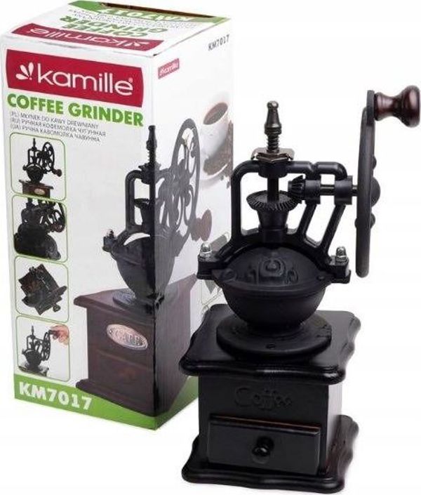 Χειροκίνητος μύλος καφέ Kamille "Retro" Kamille KM-7017