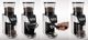 Ηλεκτρικός μύλος καφέ Melitta Melitta 1027-01 SST BK με κωνικό μύλο και οθόνη LCD, καθώς και ενσωματωμένη ζυγαριά, 39 ρυθμίσεις άλεσης, χωρητικότητα: 375 g, 160, μαύρο / ανοξείδωτο ατσάλι
