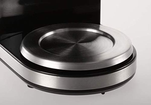 Ηλεκτρικός μύλος καφέ Melitta Melitta 1027-01 SST BK με κωνικό μύλο και οθόνη LCD, καθώς και ενσωματωμένη ζυγαριά, 39 ρυθμίσεις άλεσης, χωρητικότητα: 375 g, 160, μαύρο / ανοξείδωτο ατσάλι