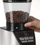 Ηλεκτρικός μύλος καφέ Melitta Melitta 1027-01 SST BK με κωνικό μύλο και οθόνη LCD, καθώς και ενσωματωμένη ζυγαριά, 39 ρυθμίσεις άλεσης, χωρητικότητα: 375 g, 160, μαύρο / ανοξείδωτο ατσάλι