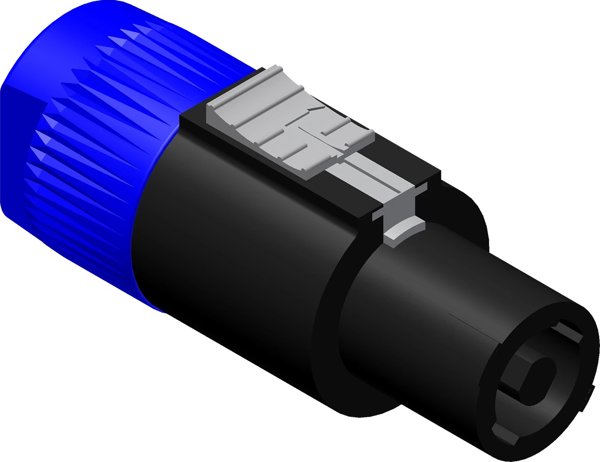 ML Καλωδιακή σύνδεση PROCAB VCL4FC-P, 4-pin ηχείων (F), 15 τεμ.