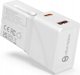 Mobile Origin Ταξιδιωτικός αντάπτορας 25W, EU/US/UK/AU, λευκός (TAD25-2P-WHT)