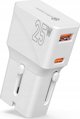 Mobile Origin Ταξιδιωτικός αντάπτορας 25W, EU/US/UK/AU, λευκός (TAD25-2P-WHT)