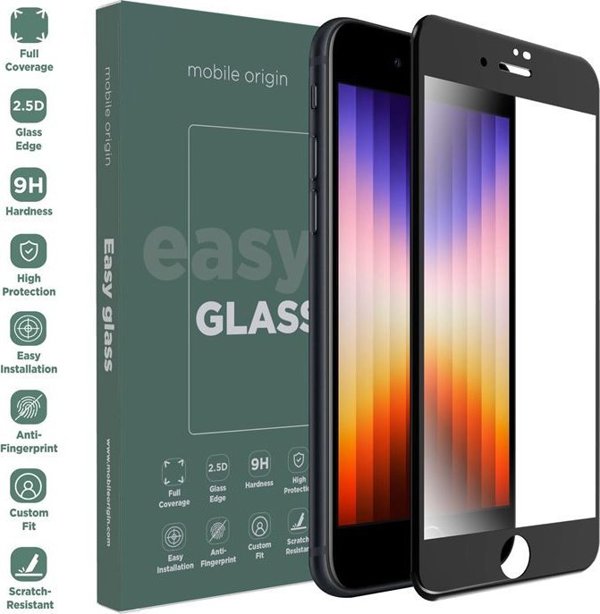 Mobile Origin Szklo EasyGlass Apple iPhone SE 2022,2020, iPhone 8, iPhone 7