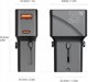 Mobile Origin Travel adapter 25W, EU/US/UK/AU, czarny (TAD25-2P-BLK)