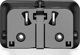 Mobile Origin Travel adapter 25W, EU/US/UK/AU, czarny (TAD25-2P-BLK)