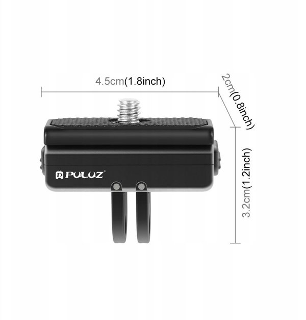 Βάση ταχείας σύνδεσης για GoPro 1/4" Κράτημα για Insta360 Ace Pro X4 / X3 / X2 X / PU965B