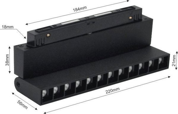 MODOLED LED LIGHT MODOLED 12W 1080LM MLP1046M BL