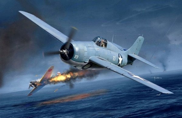 Πλαστικό μοντέλο USN F4F-4 Wildcat Battle of Midway 1/48