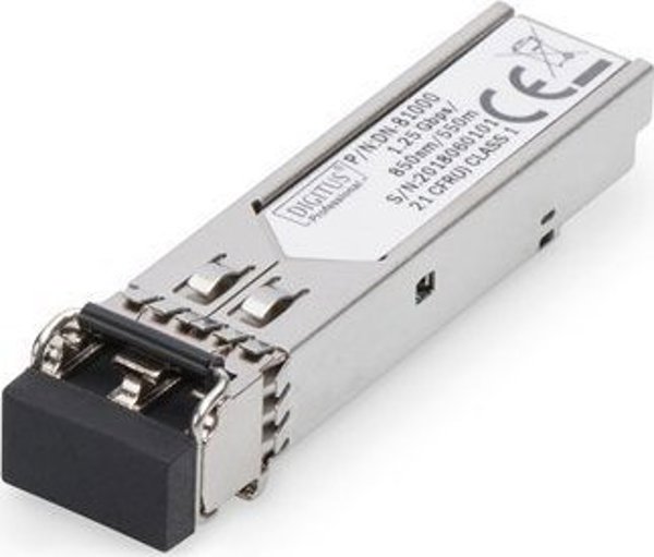 Digitus SFP Module 1.25Gbps, Multi-Mode, LC Duplex, 850nm, Εμβέλεια έως 550m, Συμβατό με HP