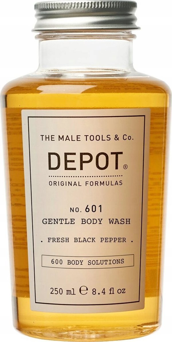 Molton Brown Depot, 600 Body Solutions Αρ. 601, Βοτανικό Σύμπλεγμα, Καθαρισμός, Φρέσκο ​​μαύρο πιπέρι, Body Wash, 250 ml για άνδρες 14034443 8032274011859