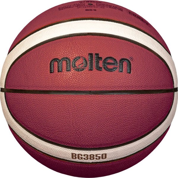 Μπάλα μπάσκετ Molten προπόνησης MOLTEN B5G3850 FIBA συνθετικό δέρμα μέγεθος 5