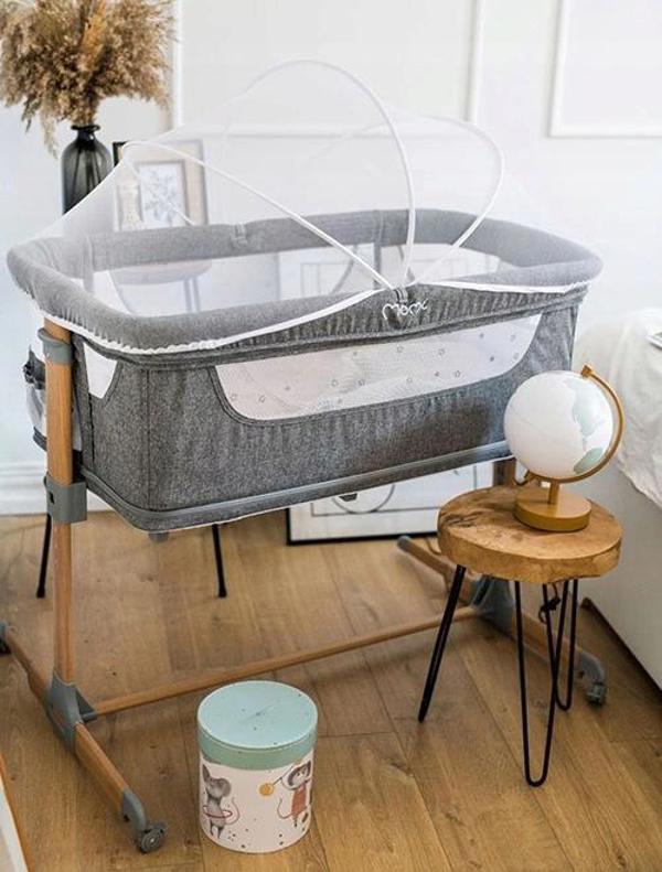 MoMi Κρεβατάκι Προσάρτησης Ταξιδιού 4 σε 1 Smart Bed