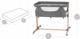 MoMi Κρεβατάκι Προσάρτησης Ταξιδιού 4 σε 1 Smart Bed
