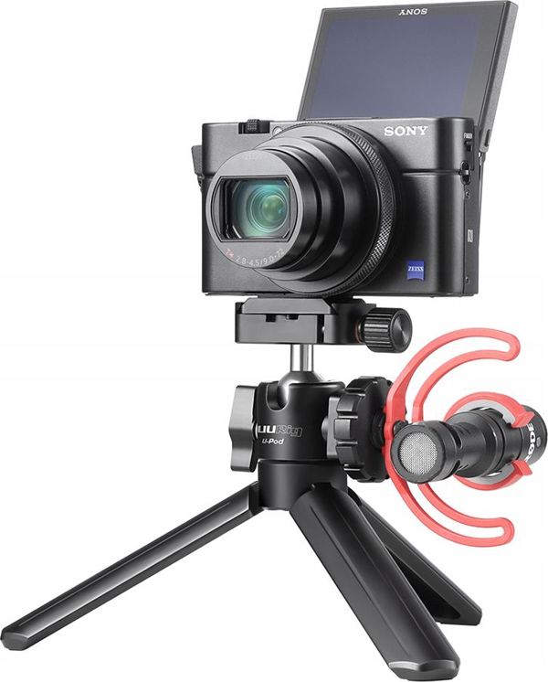 Μονόποδο Ulanzi Στατό Αλουμινίου Για Φωτογραφική Μηχανή Με Στήριγμα Για Μικρόφωνο Iso / Ulanzi U-pod