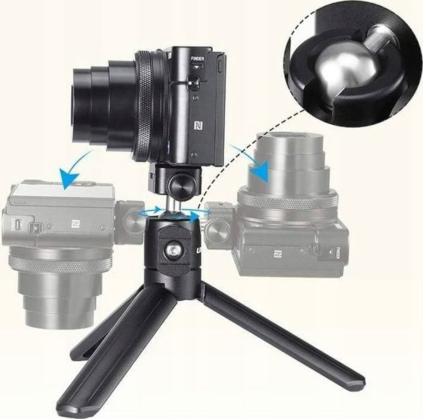 Μονόποδο Ulanzi Στατό Αλουμινίου Για Φωτογραφική Μηχανή Με Στήριγμα Για Μικρόφωνο Iso / Ulanzi U-pod