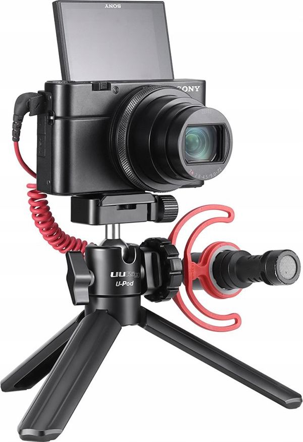Μονόποδο Ulanzi Στατό Αλουμινίου Για Φωτογραφική Μηχανή Με Στήριγμα Για Μικρόφωνο Iso / Ulanzi U-pod