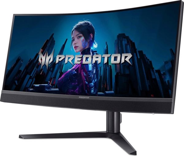Acer Predator X34 V3 Gaming Monitor 34" UWQHD, Mini-LED, VA, 180Hz, USB-C, AMD FreeSync Premium, Μαύρο