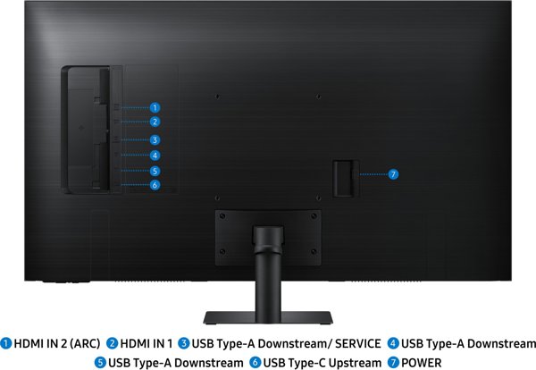 Samsung Smart Monitor M7 43" 4K UHD S43FM700UU 16:9