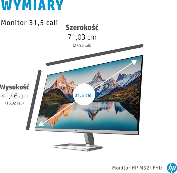 Monitor HP M32f (2H5M7AA#ABB)