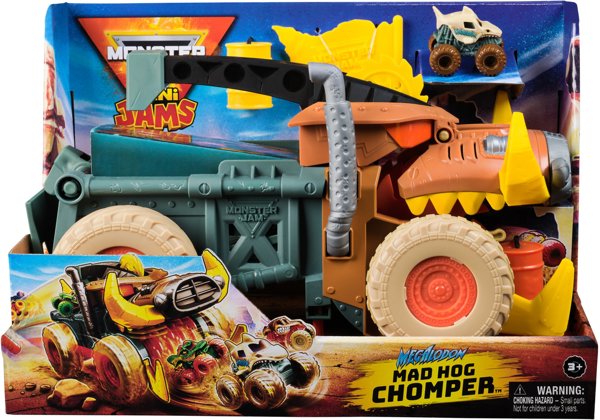 MONSTER JAM vehicle set MAD HOG Mini Feature Playset, 6071776