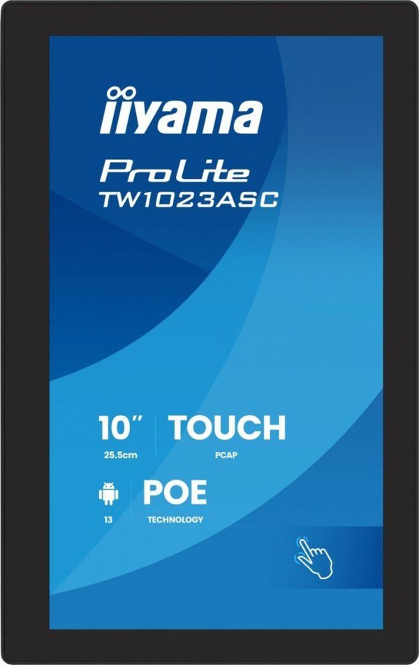 Monitor dotykowy 10 cali TW1023ASC-B3P 10P.DOT.IPS,ANDROID,WIFI, 4xUSB, RJ45, MIC, 24/7, iiSignage IIYAMA