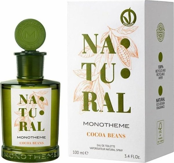 Monotheme Άρωμα Unisex Monotheme Venezia Natura Κακάο Φασόλια EDT 100 ml