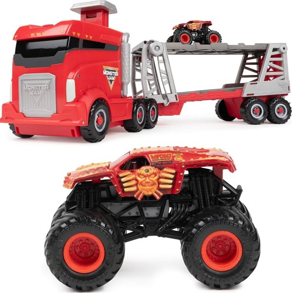 Monster Jam MONSTER JAM 1:64 hauler Launch N Go, 6068319