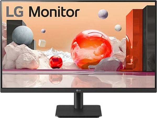 LG Monitor 27BA400-B 27" IPS Full HD, 60Hz, Μαύρο, με Ενσωματωμένα Ηχεία