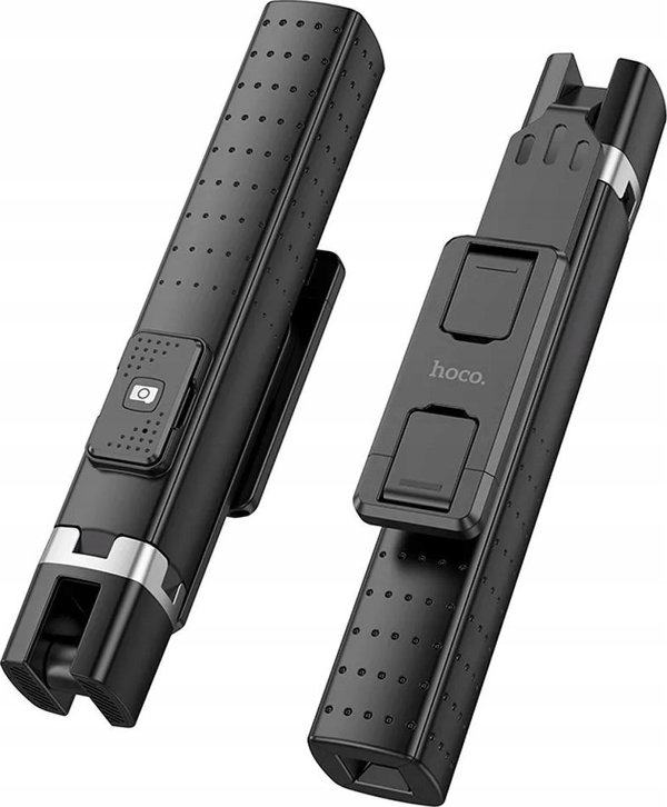 Μονοπόδι Hoco HOCO selfie stick με ασύρματο τηλεχειριστήριο fourpod K18 μαύρο