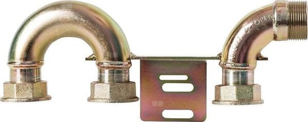 Μονωτική Σύνδεση για Μετρητή Αερίου G4/G6 130mm, Ρακόρ 5/4” x GZ 5/4” - με Αγκύλη αριστερά