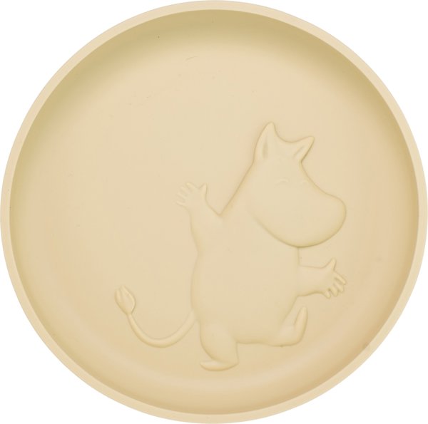 Πιάτο σιλικόνης Moomin, latte beige