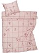 Σετ κλινοσκεπασμάτων Moomin 150x210 Little My καρό
