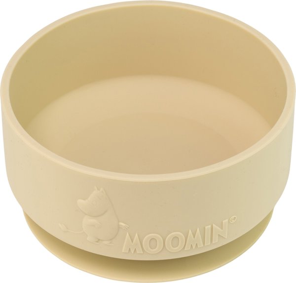 Μπολ σιλικόνης Moomin, latte beige