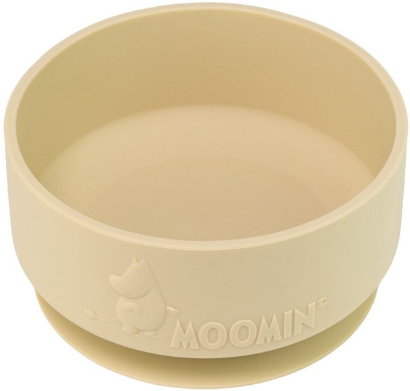 Μπολ σιλικόνης Moomin, latte beige
