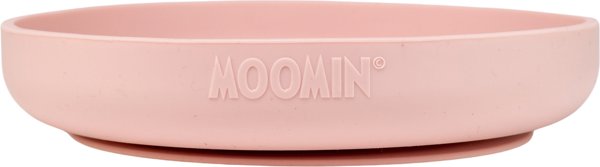 Πιάτο σιλικόνης Moomin, ροζέ ροδακινί