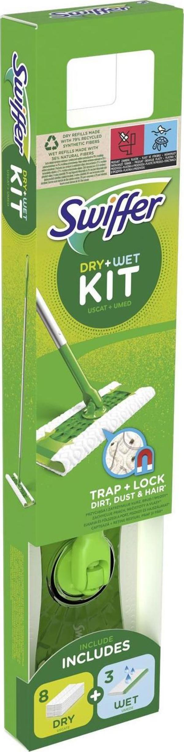 Σφουγγαρίστρα Swiffer Dry + Wet Kit 10295655 8006540316764