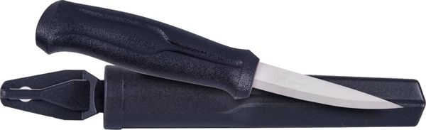Morakniv Basic Wood Carving Knife, Μαχαίρι Ξυλογλυπτικής Σταθερής Λεπίδας, Ανοξείδωτο Ατσάλι, 192mm, Μαύρο