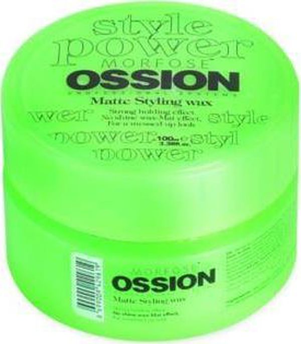 Morfose Ossion Matte Styling Wax - Ματ Κερί για Styling Μαλλιών, Πολύ Κρατήλημα, 100ml