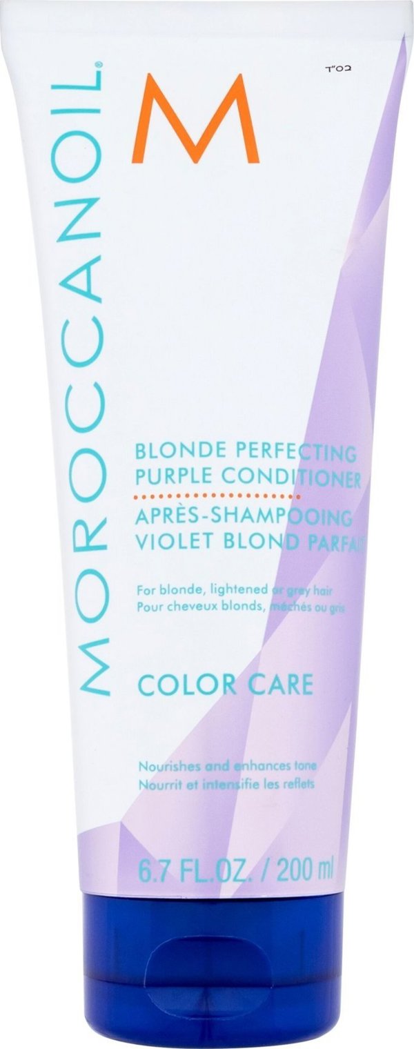 Moroccanoil Moroccanoil, Φροντίδα Χρώματος Ξανθό Τελειοποίηση Μωβ, Χωρίς Paraben, Μαλακτικό Μαλλιών, Θρέφει Και Ενισχύει Τον Τόνο, 200 ml Για Γυναίκες