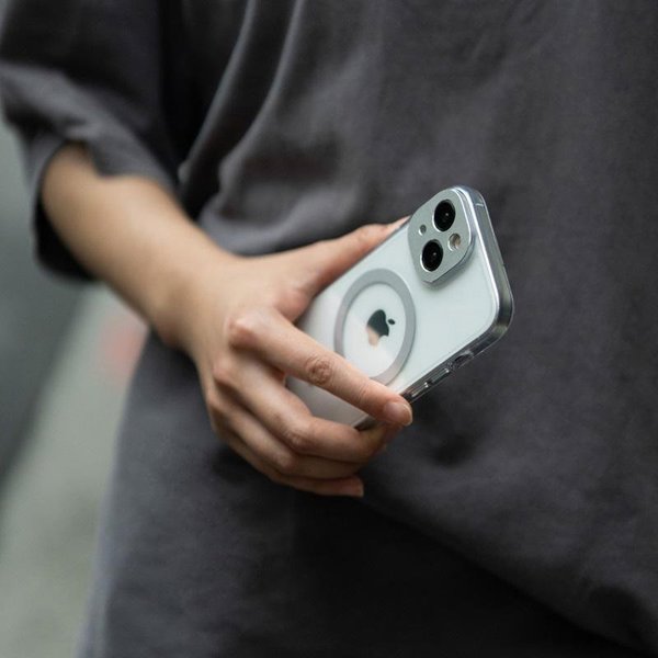 Moshi Moshi iGlaze MagSafe - Θήκη iPhone 15 (Μετεωρίτης Γκρι)