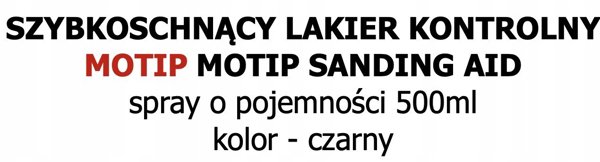 Βοήθημα λείανσης Motip μαύρο 500 ml.