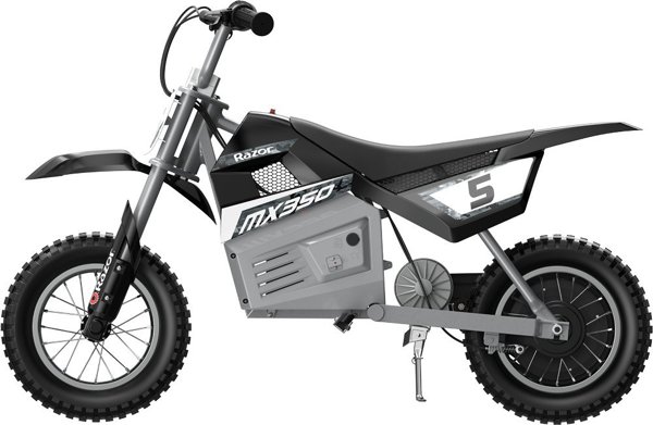 Motocykl elektryczny Razor MX350 Dirt czarny  wytrzymaly cross dla mlodziezy