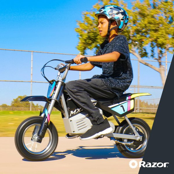 Motocykl elektryczny Razor MX350 Dirt czarny  wytrzymaly cross dla mlodziezy