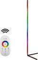 Mozos Γωνιακό φωτιστικό δαπέδου LC-RGB LED μαύρο